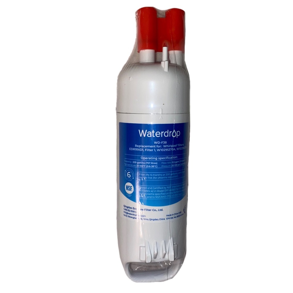 Waterdrop WD-F38 Refrigerator Water Filter Replacement for Whirlpool & Kenmore
